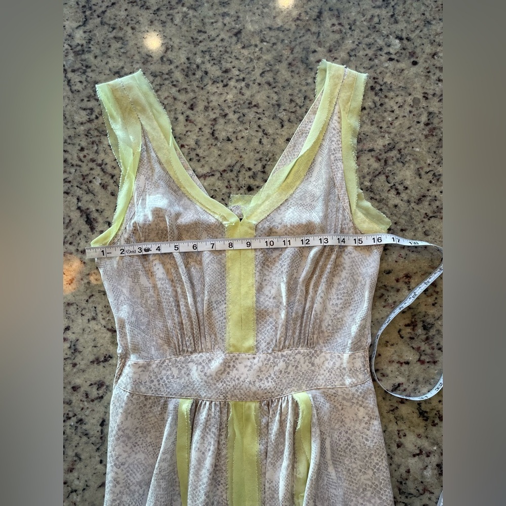 New women’s 100% silk Rebecca Taylor midi dress size 0 and 4 - Picture 8 of 10